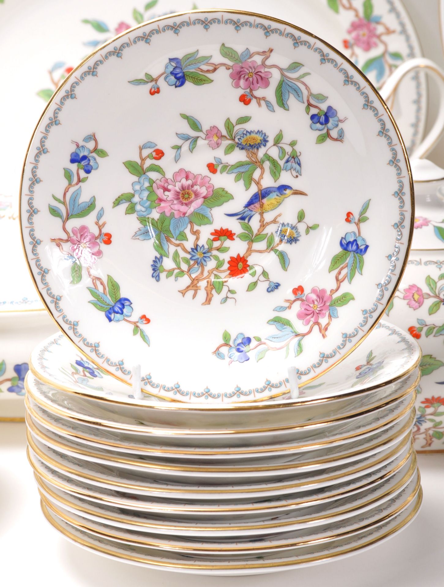 Aynsley Pembroke - A Bone China English part dinner / tea and coffee service by Aynsley hand painted - Bild 12 aus 29