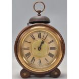 A good 19th Century Victorian German oak barrel mantel clock having a cream face having Arabic