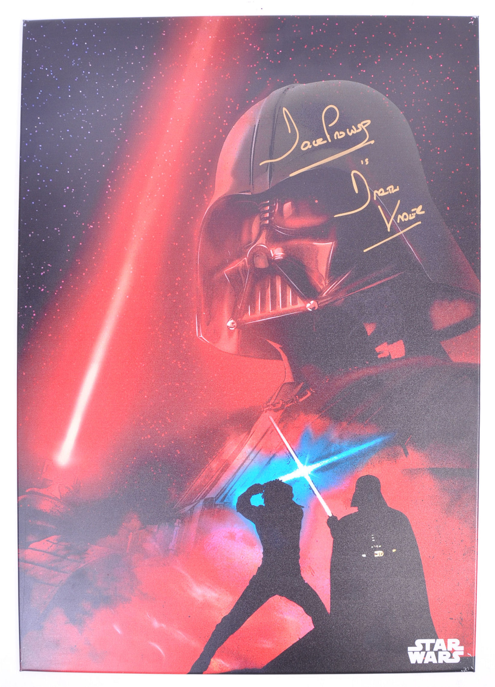 DAVID PROWSE - STAR WARS - DARTH VADER - SIGNED TI