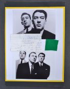 THE KRAY TWINS - REG KRAY - LETTER & FABRIC PATCH