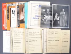 COLLECTION OF ASSORTED THEATRE MEMORABILIA