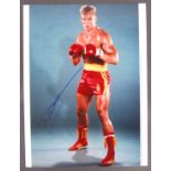 ROCKY IV - DOLPH LUNDGREN - RARE AUTOGRAPHED PHOTO