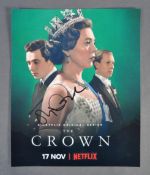 THE CROWN - OLIVIA COLEMAN - SIGNED 12X10" PHOTOGRAPH