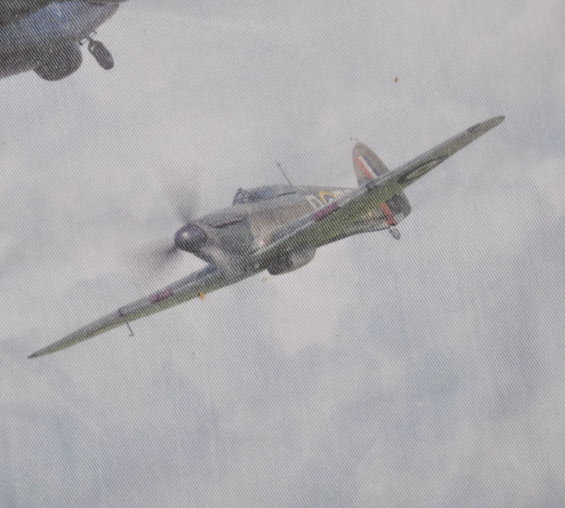 WWII INTEREST - 617 SQUADRON AUTOGRAPHED CUSHION COVER - Bild 3 aus 6