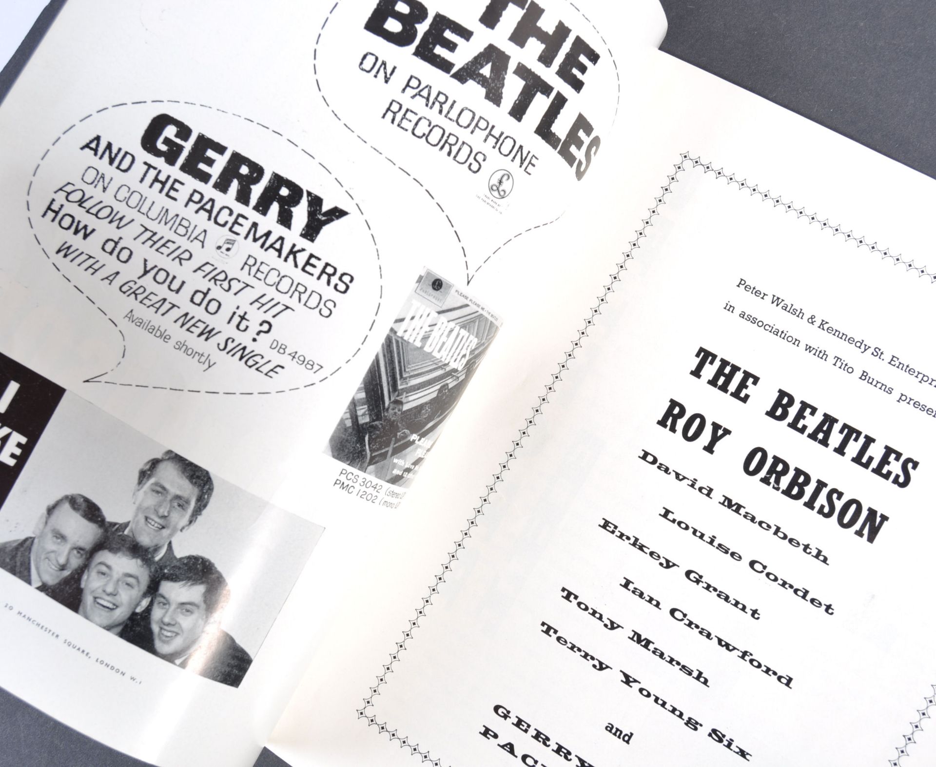 THE BEATLES & ROY ORBISON - RARE 1963 FLYER & PROG - Bild 8 aus 11