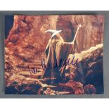 IAN MCKELLEN - LORD OF THE RINGS - SIGNED 8X10" PH