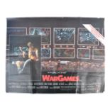 WARGAMES - 1983 - ORIGINAL UK QUAD CINEMA POSTER