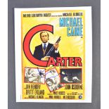SIR MICHAEL CAINE - GET CARTER - SIGNED POSTER