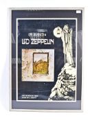 LED ZEPPELIN - IV - RARE ORIGINAL RECORD DEALER PR