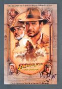 INDIANA JONES AND THE LAST CRUSADE - AUTOGRAPHED P