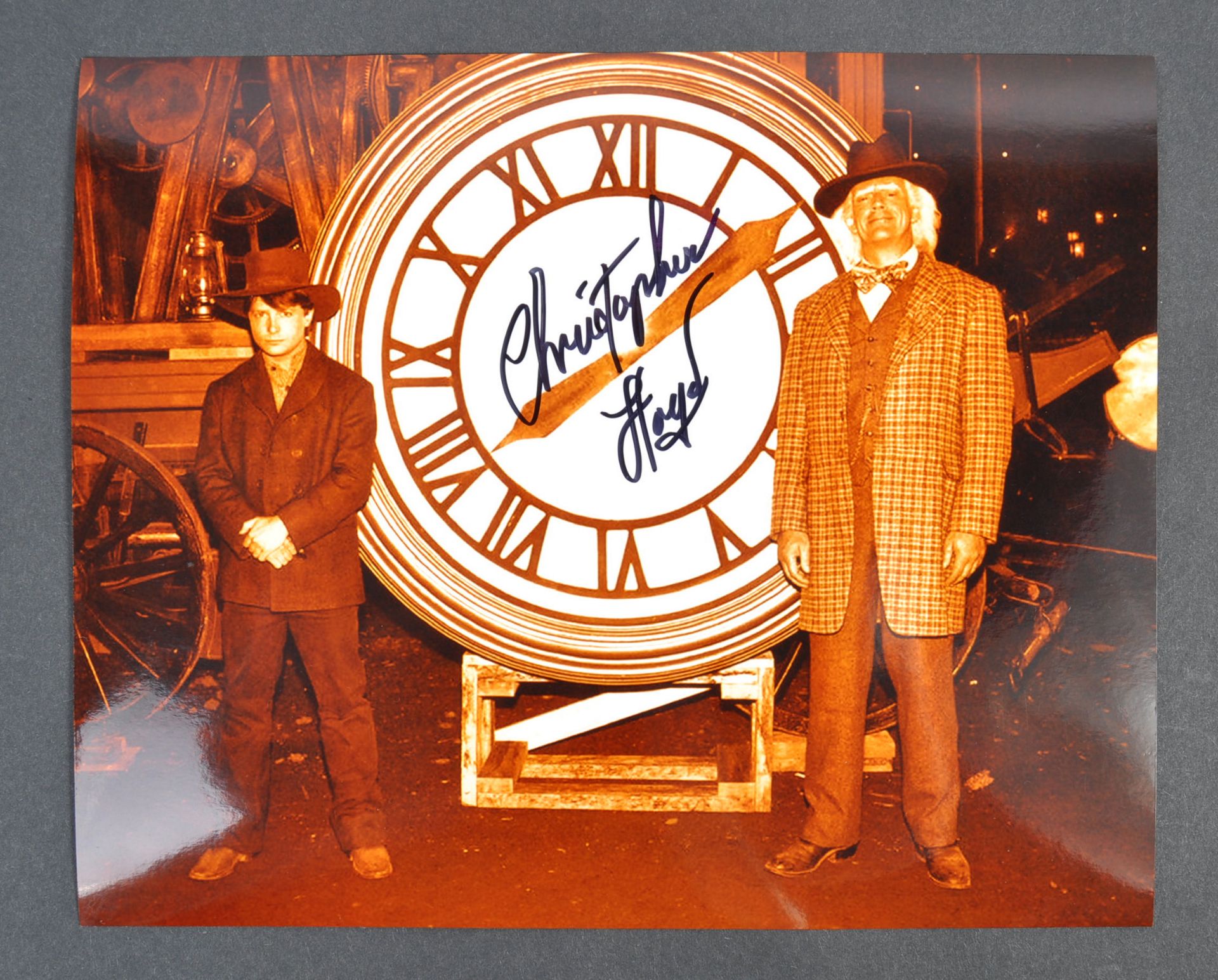 BACK TO THE FUTURE - CHRISTOPHER LLOYD - SIGNED 8X