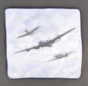 WWII INTEREST - 617 SQUADRON AUTOGRAPHED CUSHION COVER