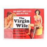 THE VIRGIN WIFE - 1975 SEXPLOITATION BRITISH QUAD