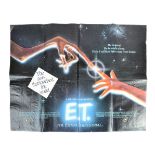 ET THE EXTRA TERRESTRIAL 1982 - ORIGINAL UK QUAD POSTER