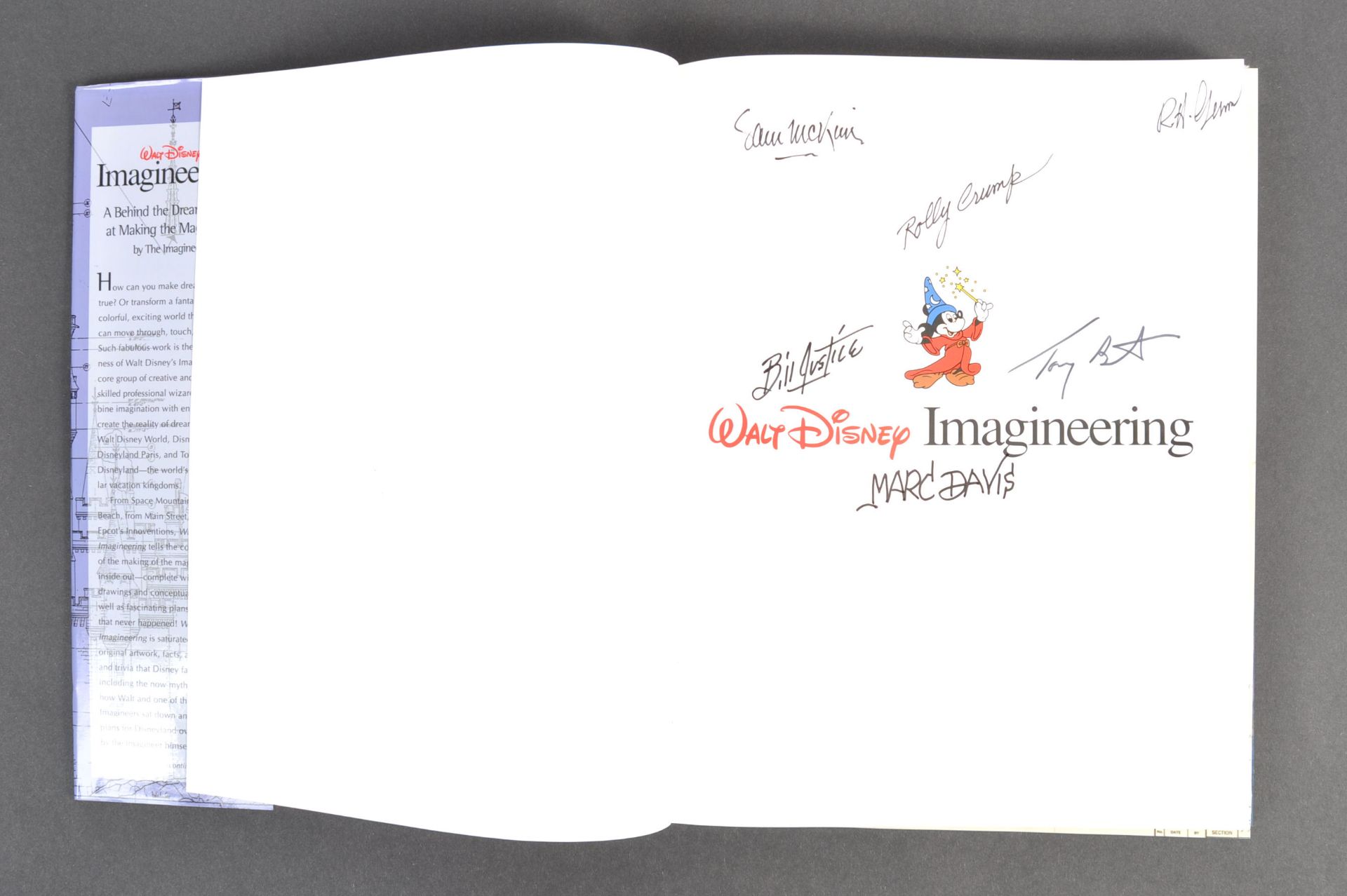 WALT DISNEY - IMAGINEERING - AUTOGRAPHED BOOK - Bild 2 aus 8