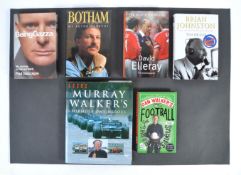 SPORT - VARIOUS AUTOGRAPHED / SIGNED BOOKS