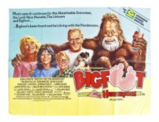 BIGFOOT AND THE HENDERSONS (1987) ORIGINAL UK QUAD