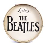 THE BEATLES - VINTAGE HAND PAINTED ' LUDWIG ' BASS