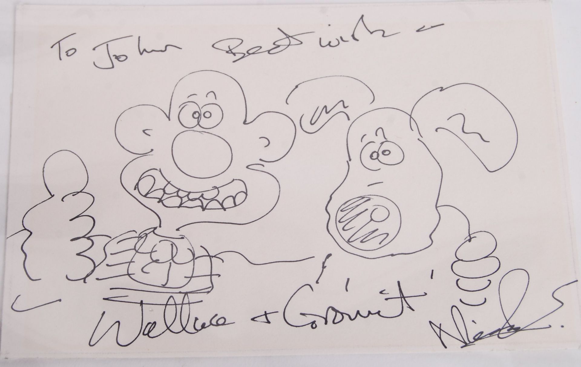 AARDMAN ANIMATIONS WALLACE & GROMIT NICK PARK SKET - Bild 2 aus 3