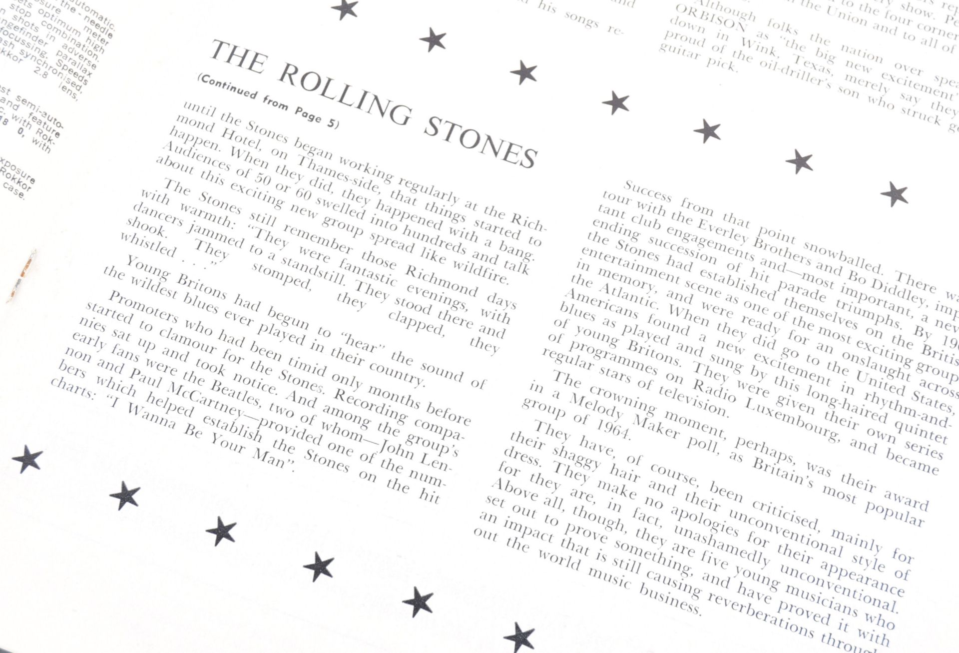 ROLLING STONES - 1965 AUSTRALIAN TOUR PROGRAMME - Bild 6 aus 6