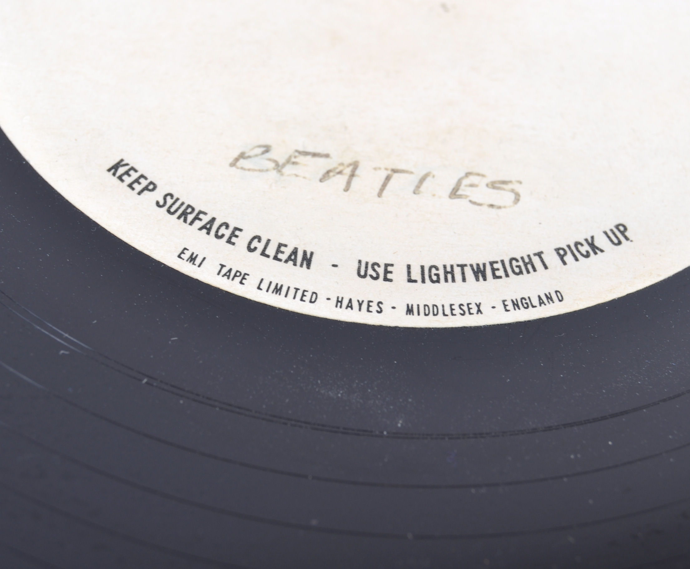 INCREDIBLY RARE BEATLES EMIDISC ACETATE ' GET BACK - Image 6 of 7