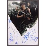 ALIEN COVENANT - CAST SIGNED PHOTOGRAPH / POSTER