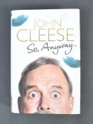 JOHN CLEESE - MONTHY PYTHON - SO, ANYWAY SIGNED BO