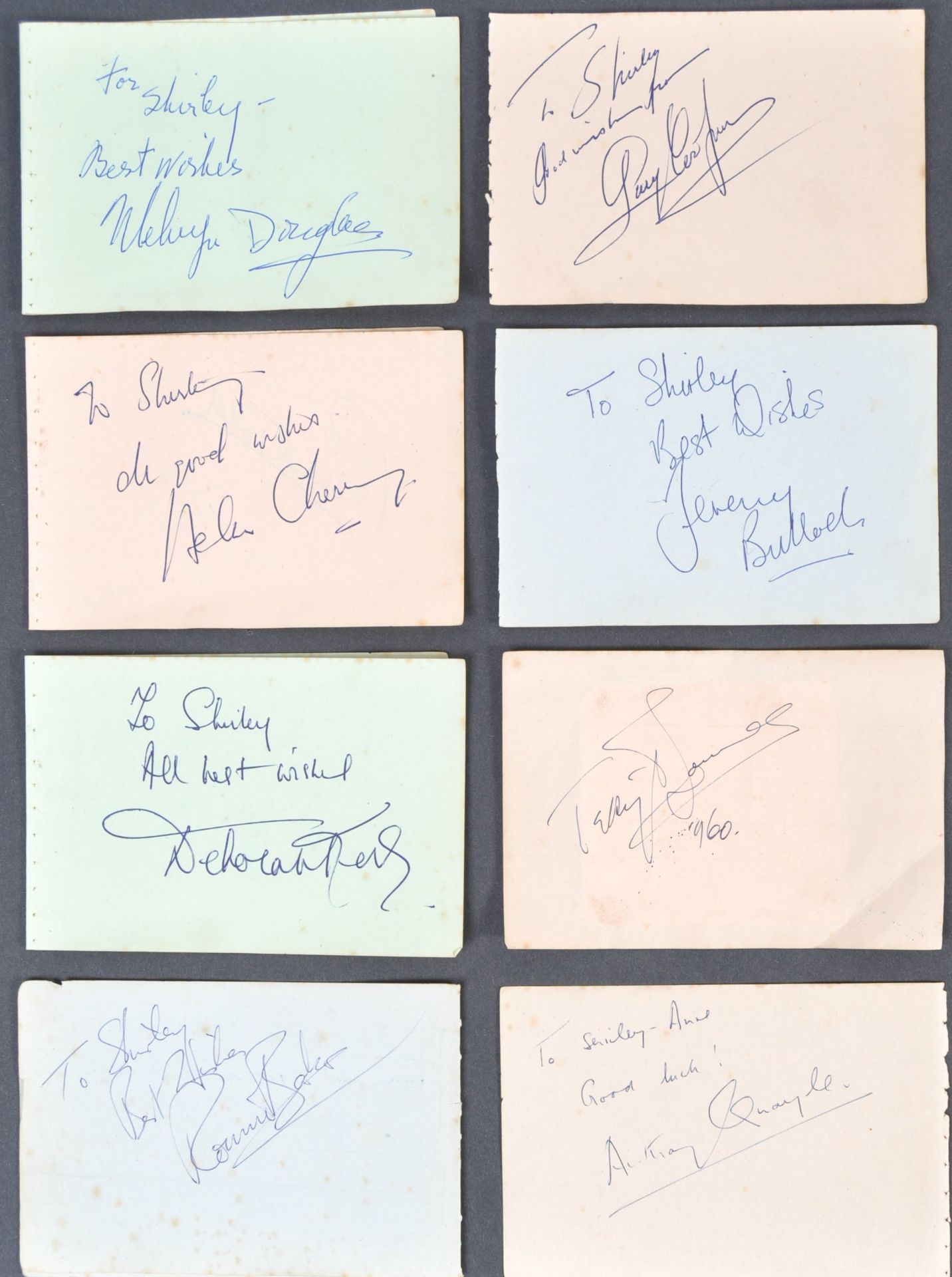 AUTOGRAPHS - COLLECTION TO INCLUDE RONNIE BARKER, - Bild 2 aus 7