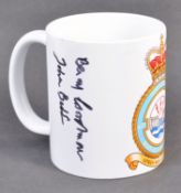 WWII INTEREST - 617 SQUADRON AUTOGRAPHED CERAMIC M