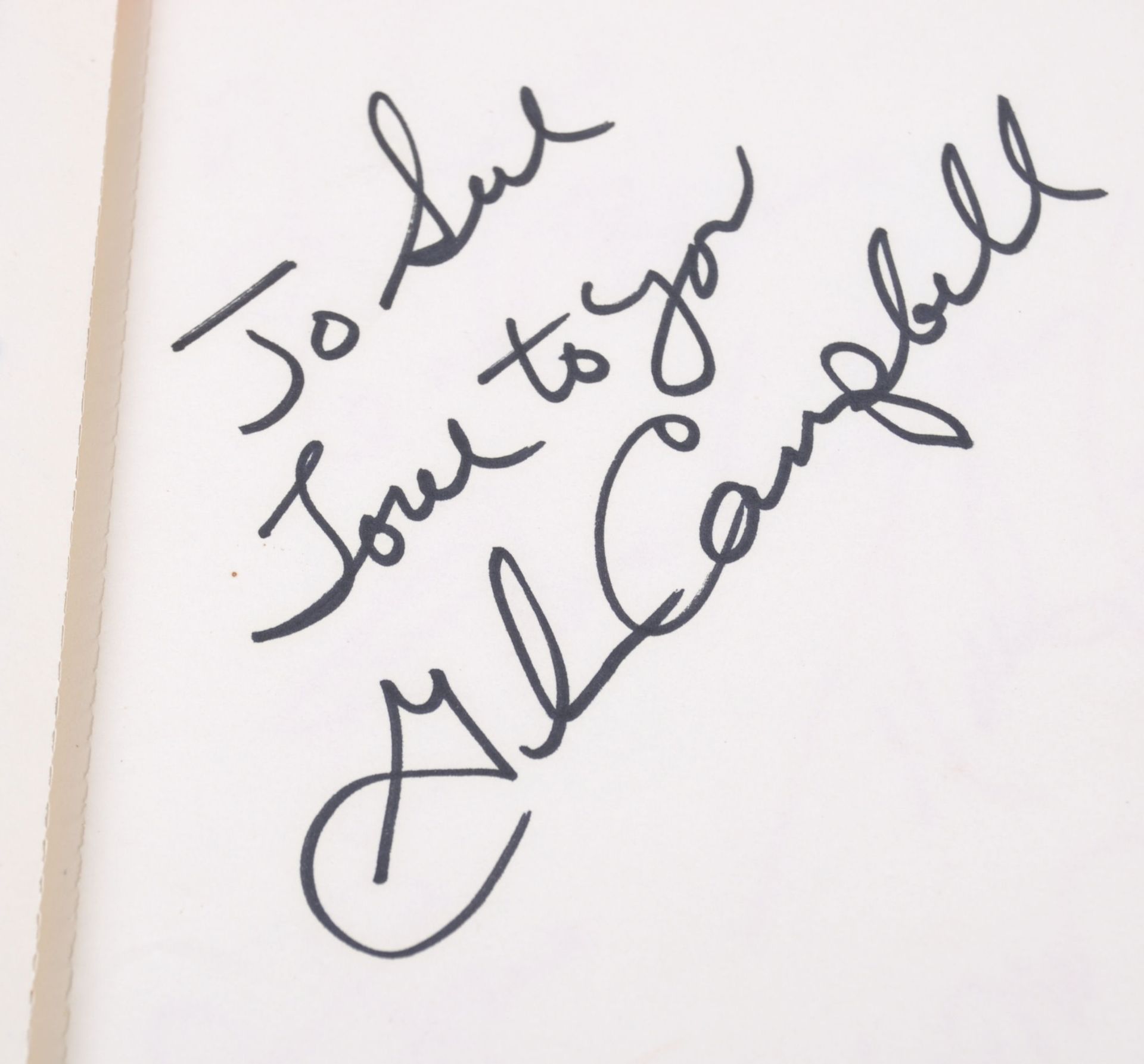 AUTOGRAPH BOOK - CLIFF RICHARD, RIK MAYALL, NORMAN - Bild 2 aus 9