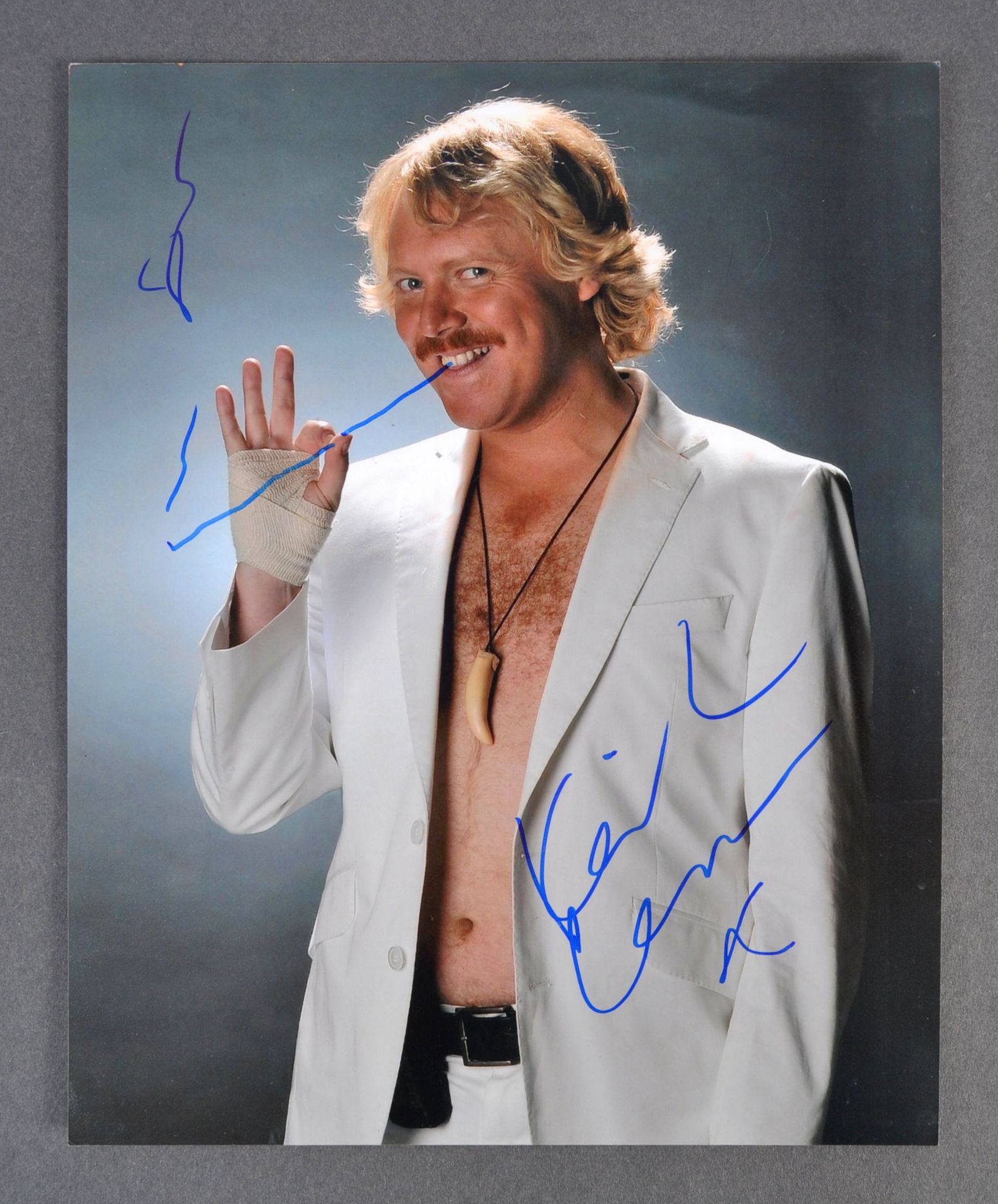 KEITH LEMON - LEIGH FRANCIS - RARE SIGNED & DOODLED PHOTO