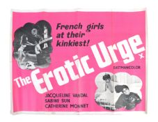 THE EROTIC URGE - 1968 - UK QUAD CINEMA SEXPLOITAT