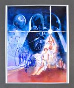 CARRIE FISHER - STAR WARS - IMPRESSIVE SIGNED PHOT