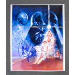 CARRIE FISHER - STAR WARS - IMPRESSIVE SIGNED PHOT