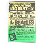 THE BEATLES - TOWER BALLROOM - CONCERT POSTER