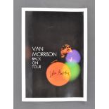 VAN MORRISON - RARE AUTOGRAPHED ' BACK ON TOUR ' P