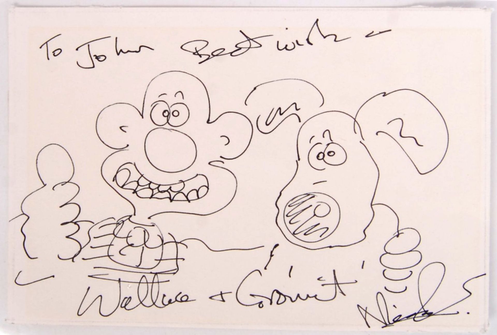 AARDMAN ANIMATIONS WALLACE & GROMIT NICK PARK SKET