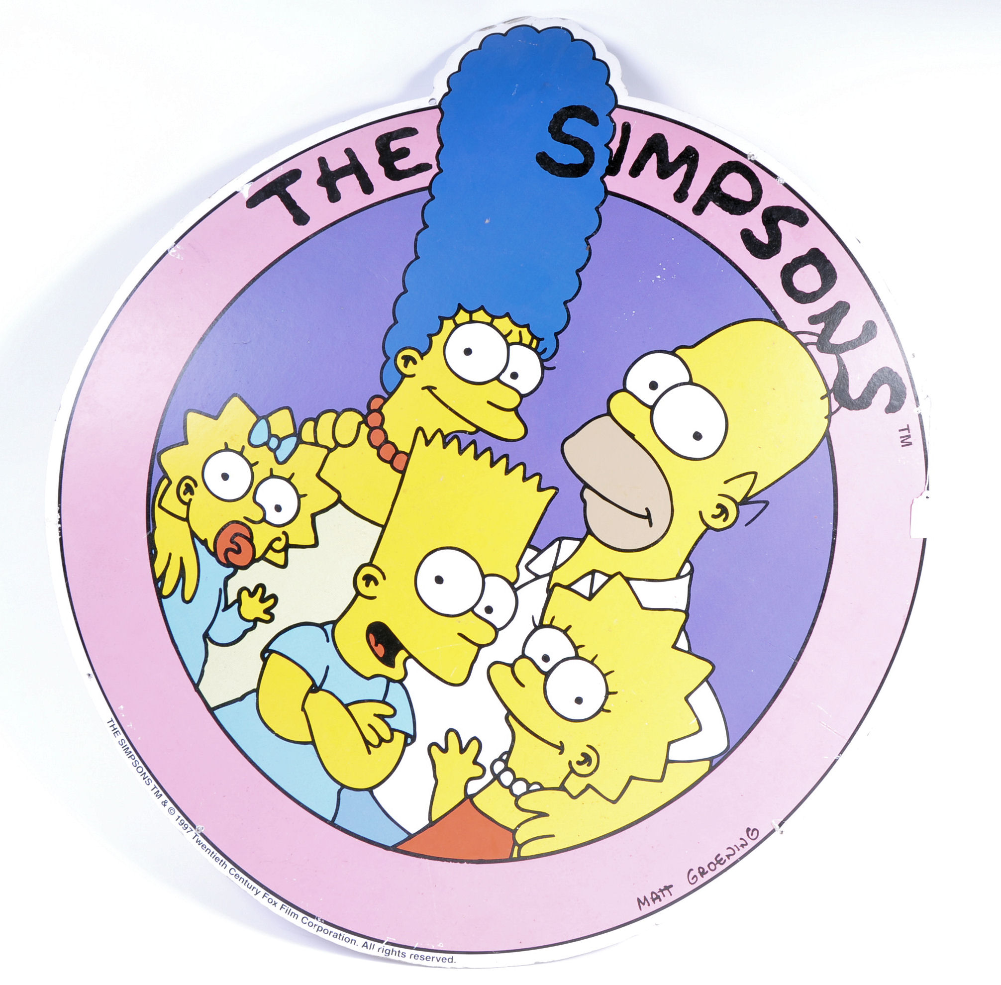 THE SIMPSONS - LARGE VINTAGE CARDBOARD STORE DISPL - Image 6 of 6