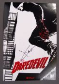 DAREDEVIL - CHARLIE COX - AUTOGRAPHED 12X8" PHOTO