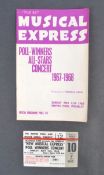 RARE NME POLL-WINNERS ROLLING STONES PROGRAMME & T