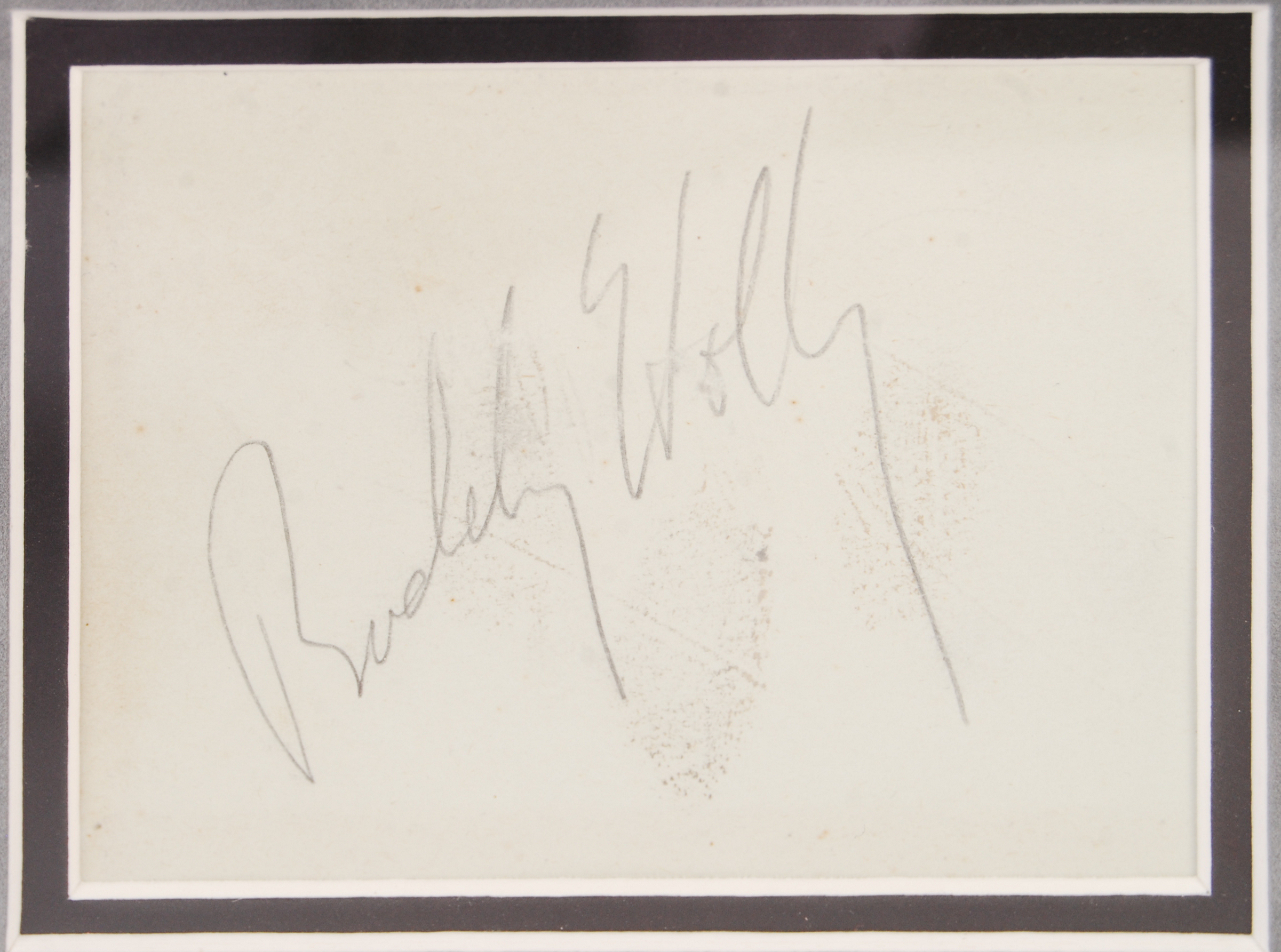 BUDDY HOLLY - INCREDIBLE RARE ORIGINAL AUTOGRAPH - Image 2 of 3