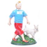 20TH CENTURY CAST IRON TINTIN DOORSTOP