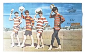 RARE ' THE BEATLES ' REVEILLE SPECIAL LARGE VINTAGE POSTER