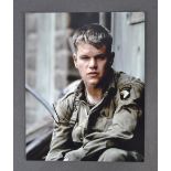 MATT DAMON - SAVING PRIVATE RYAN - RARE SIGNED 8X1