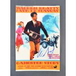 WARREN BEATTY - BONNIE & CLYDE - AUTOGRAPHED POSTER