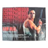 RAW DEAL 1986 - ARNOLD SCHWARZENEGGER - ORIGINAL UK QUAD