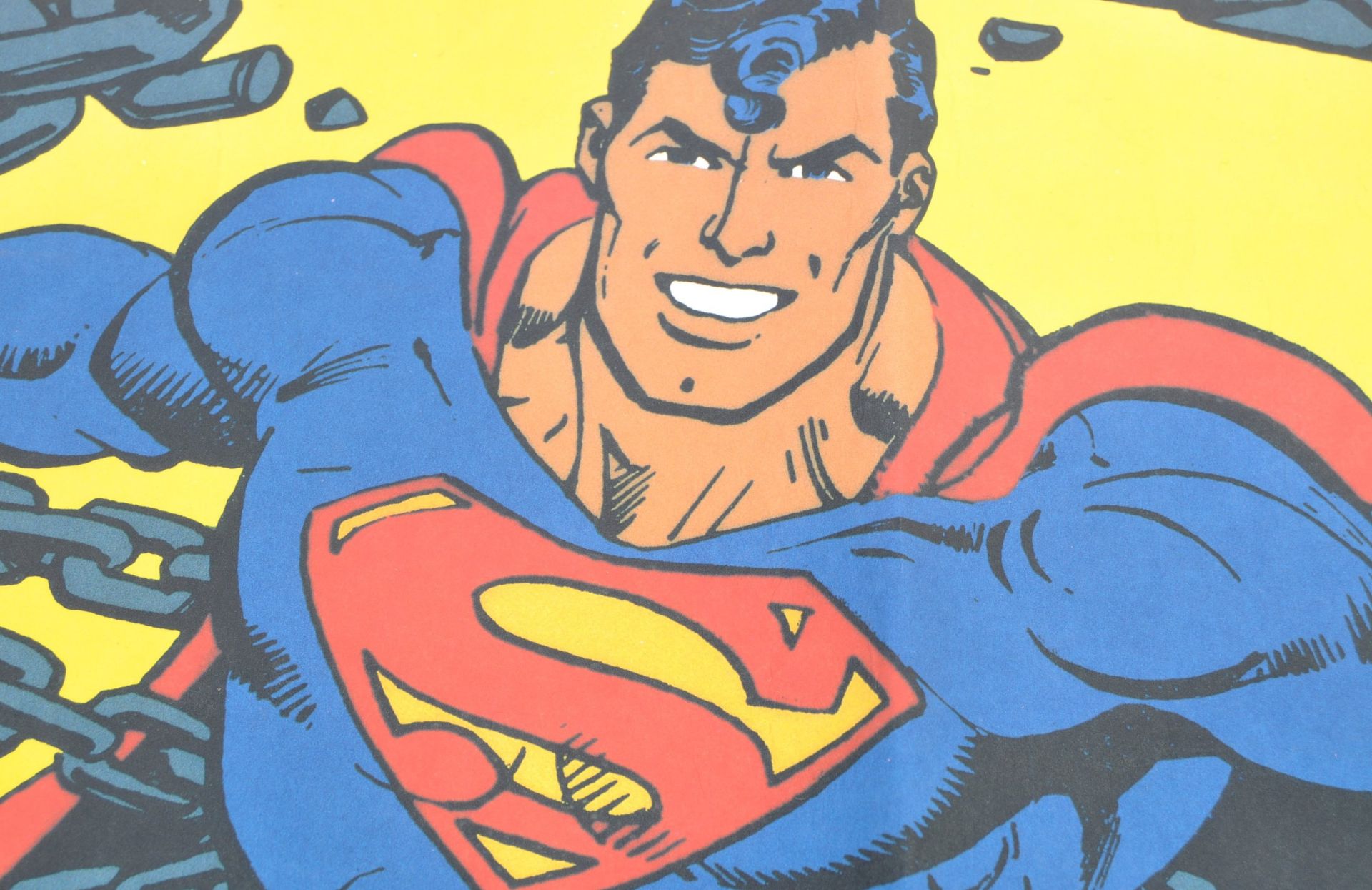 SUPERMAN - RARE VINTAGE 1980'S ARCADE ADVERTISING - Bild 3 aus 4
