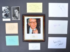 COLLECTION OF AUTOGRAPHS - CAINE, WELCH, HOWERD ET