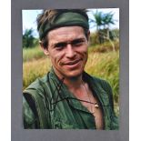 WILLEM DAFOE - PLATOON - RARE SIGNED 8X10" PHOTOGRAPh