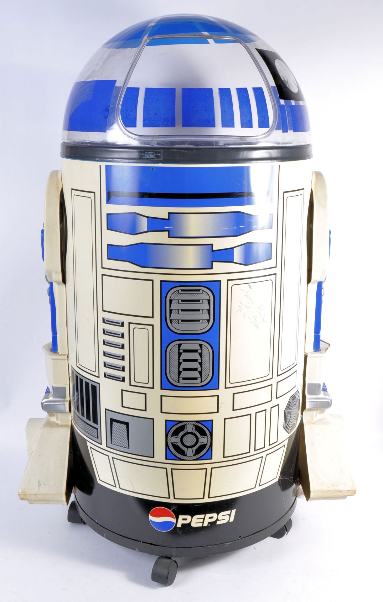 IMPRESSIVE STAR WARS PEPSI COOLER - AUTOGRAPHED R2